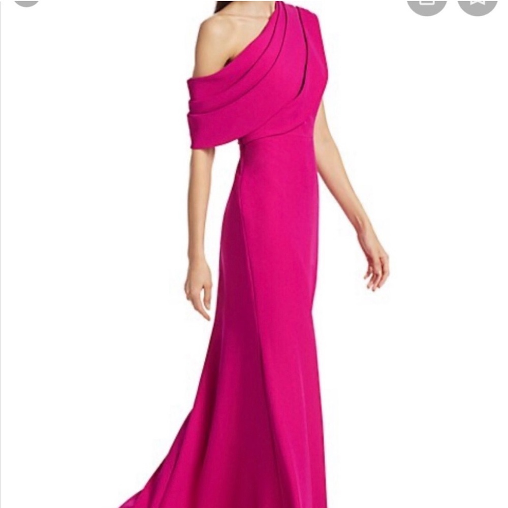 One shoulder formal gown